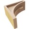 Ekena Millwork 3"W x 6"D x 6"H Classic Viola Rough Cedar Woodgrain TimberThane Corbel, Primed Tan CORUR03X06X06VIORCPR - alternate 3
